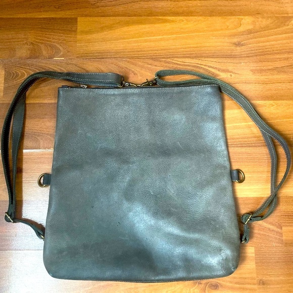90s slouchy leather bag - Picture 2 of 9